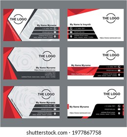 professional business card templates. color and letters can be changed