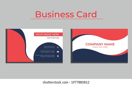 Professional Business Card Unique Design