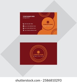 Professional Business Card vector Art