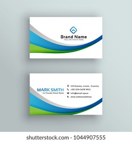 professional business card vector design