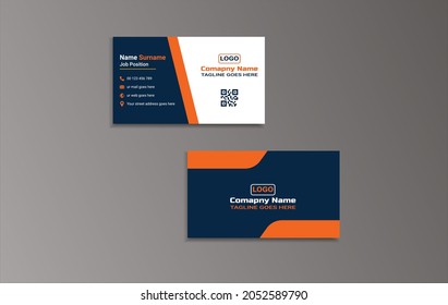 Professional Business Card Vector Template