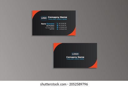 Professional Business Card Vector Template