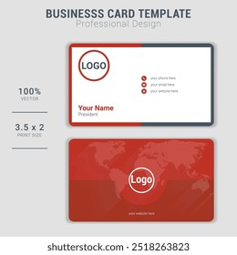 Professional Business Card Vector Templates - Elegant and Modern Designs for Corporate, Creative, and Personal Branding Needs