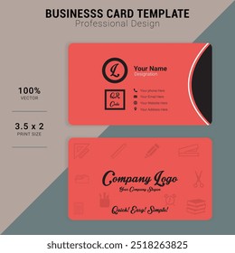 Professional Business Card Vector Templates - Elegant and Modern Designs for Corporate, Creative, and Personal Branding Needs