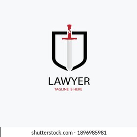 professional business company LAWYER icon logo design