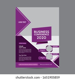 Professional Business Conference Flyer Template.