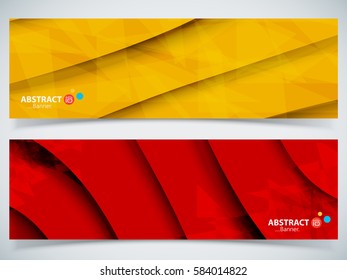 Professional business corporate banner design with colorful design, creative greeting card design and background vector illustration... EPS 10
