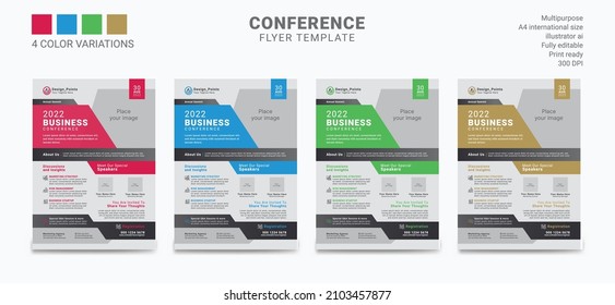 professional business corporate flyer Template