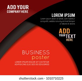 Professional business design layout template or corporate banner design. Magazine cover, publishing and print presentation. Abstract vector background.