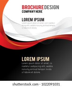 Professional business design layout template or corporate banner design. Magazine cover, publishing and print presentation. Abstract vector background.