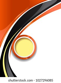 Professional business design layout template or corporate banner design. Magazine cover, publishing and print presentation. Abstract vector background.