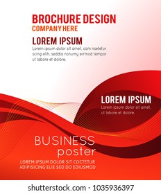 Professional business design layout template or corporate banner design. Magazine cover, publishing and print presentation. Abstract vector background.