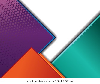 Professional business design layout template or corporate banner design. Magazine cover, publishing and print presentation. Abstract vector background.