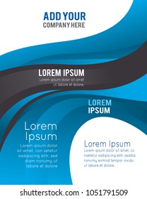 Professional business design layout template or corporate banner design. Magazine cover, publishing and print presentation. Abstract vector background.