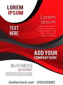 Professional business design layout template or corporate banner design. Magazine cover, publishing and print presentation. Abstract vector background.