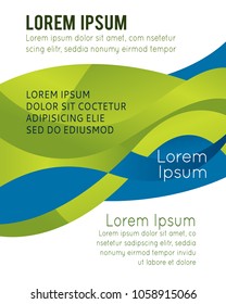Professional business design layout template or corporate banner design. Magazine cover, publishing and print presentation. Abstract vector background.