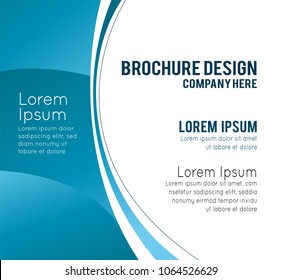 Professional business design layout template or corporate banner design. Magazine cover, publishing and print presentation. Abstract vector background.