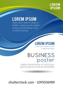 Professional business design layout template or corporate banner design. Magazine cover, publishing and print presentation. Abstract vector background.