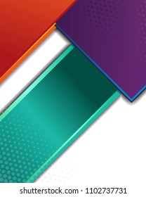 Professional business design layout template or corporate banner design. Magazine cover, publishing and print presentation. Abstract vector background.