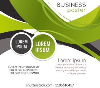 Professional business design layout template or corporate banner design. Magazine cover, publishing and print presentation. Abstract vector background.