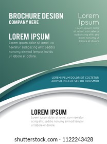 Professional business design layout template or corporate banner design. Magazine cover, publishing and print presentation. Abstract vector background.