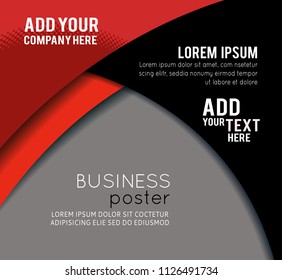 Professional business design layout template or corporate banner design. Magazine cover, publishing and print presentation. Abstract vector background.