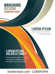 Professional business design layout template or corporate banner design. Magazine cover, publishing and print presentation. Abstract vector background.