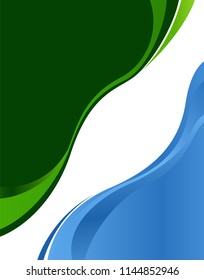 Professional business design layout template or corporate banner design. Magazine cover, publishing and print presentation. Abstract vector background.