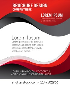 Professional business design layout template or corporate banner design. Magazine cover, publishing and print presentation. Abstract vector background.