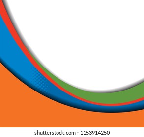 Professional business design layout template or corporate banner design. Magazine cover, publishing and print presentation. Abstract vector background.
