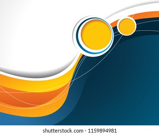 Professional business design layout template or corporate banner design. Magazine cover, publishing and print presentation. Abstract vector background.