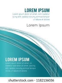 Professional business design layout template or corporate banner design. Magazine cover, publishing and print presentation. Abstract vector background.