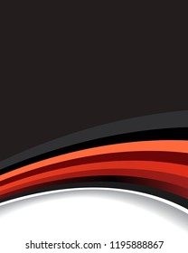 Professional business design layout template or corporate banner design. Magazine cover, publishing and print presentation. Abstract wave vector background.