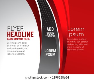 Professional business design layout template or corporate banner design. Magazine cover, publishing and print presentation. Abstract vector background.