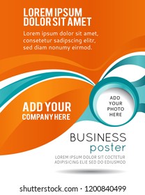 Professional business design layout template or corporate banner design. Magazine cover, publishing and print presentation. Abstract vector background.