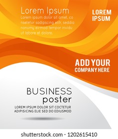 Professional business design layout template or corporate banner design. Magazine cover, publishing and print presentation. Abstract vector background.