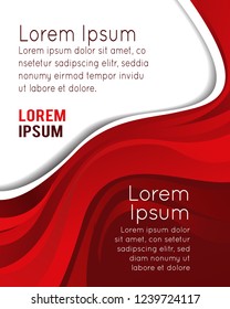 Professional business design layout template or corporate banner design. Magazine cover, publishing and print presentation. Abstract vector background.
