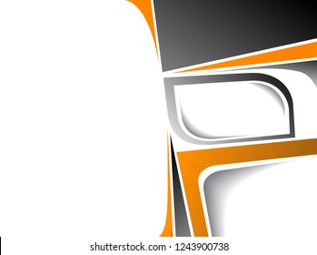 Professional business design layout template or corporate banner design. Magazine cover, publishing and print presentation. Abstract vector background.