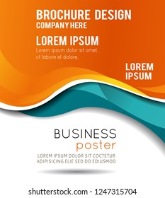 Professional Business Design Layout Template Corporate Stock Vector ...