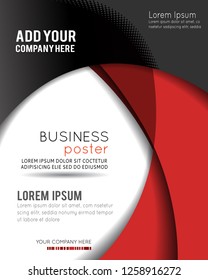 Professional business design layout template or corporate banner design. Magazine cover, publishing and print presentation. Abstract vector background.