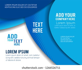Professional business design layout template or corporate banner design. Magazine cover, publishing and print presentation. Abstract vector background.