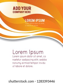 Professional business design layout template or corporate banner design. Magazine cover, publishing and print presentation. Abstract vector background.