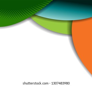 Professional business design layout template or corporate banner design. Magazine cover, publishing and print presentation. Abstract vector background.