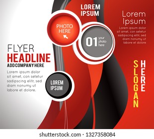 Professional business design layout template or corporate banner design. Magazine cover, publishing and print presentation. Abstract vector background.