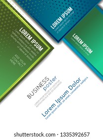 Professional business design layout template or corporate banner design. Magazine cover, publishing and print presentation. Abstract vector background.