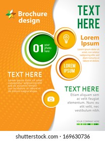Professional business design layout template or corporate banner design. Magazine cover, publishing and print presentation. Abstract vector background.