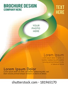 Professional business design layout template or corporate design. Magazine cover, publishing and print presentation. Abstract vector background.