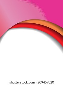 Professional business design layout template or corporate banner design. Magazine cover, publishing and print presentation. Abstract vector background.