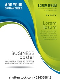Professional business design layout template or corporate banner design. Magazine cover, publishing and print presentation. Abstract vector background.