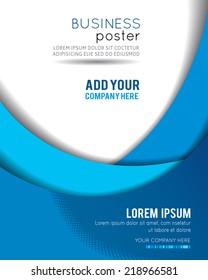Professional business design layout template or corporate banner design. Magazine cover, publishing and print presentation. Abstract vector background.